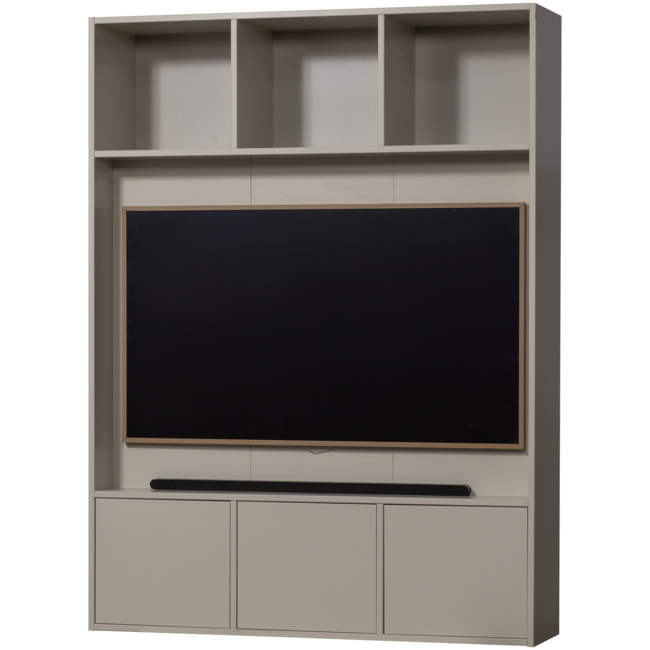 Woood Meggy tv opbergkast 160 cm grenen dust [fsc]