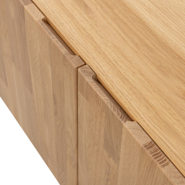 Woood Bono gravure tv meubel eiken naturel [fsc]