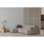 Woood Aziz kussens velvet bruin/naturel - set van 3