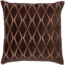 Woood Aziz kussens velvet bruin/naturel - set van 3