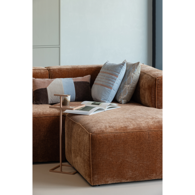 Woood Feis kussens velvet roze/naturel - set van 3