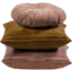 Woood Feis kussens velvet roze/naturel - set van 3