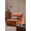 Woood Laon kussens velvet naturel/blauw - set van 3