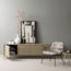 Woood Anka wanddeco katoen zwart/wit