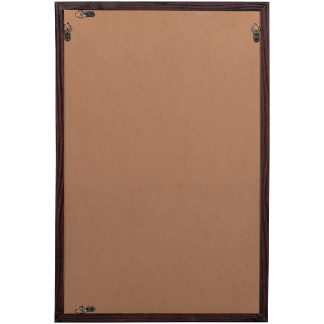 Woood Anka wanddeco katoen zwart/wit