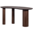 Woood Sun organische sidetable/bureau recycled teak bruin