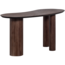 Woood Sun organische sidetable/bureau recycled teak bruin