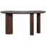 Woood Sun organische sidetable/bureau recycled teak bruin