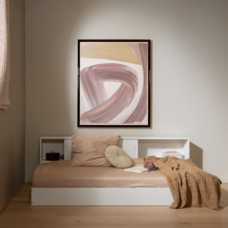 Woood Carter bed grenen wit 90x200cm [fsc]