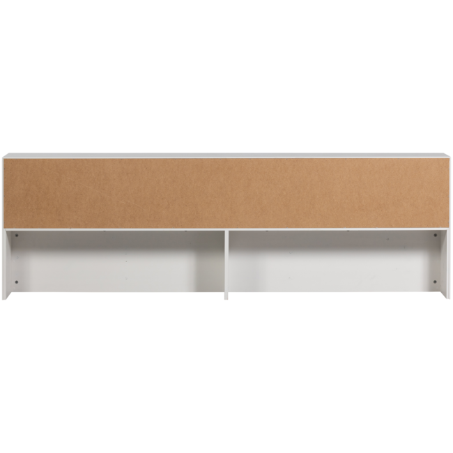 Woood Carter bed grenen wit 90x200cm [fsc]