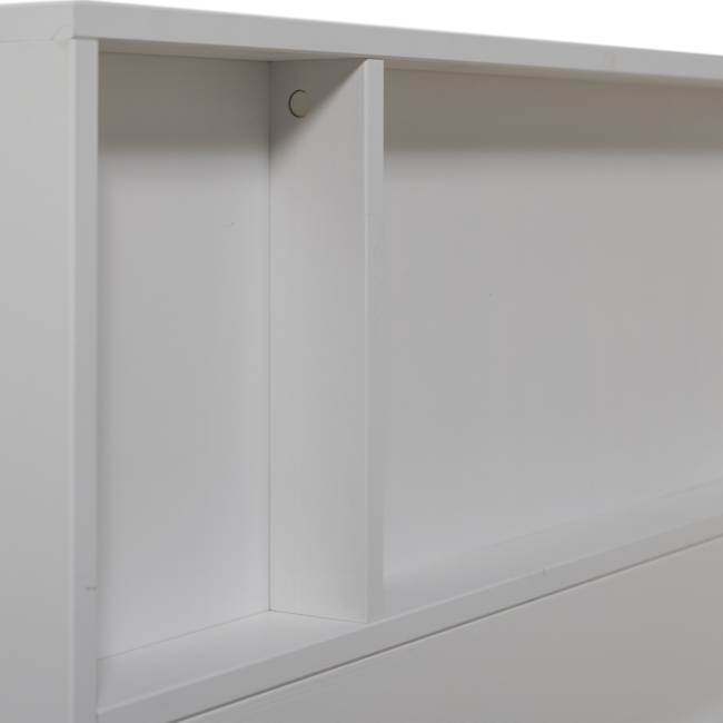 Woood Carter bed grenen wit 90x200cm [fsc]