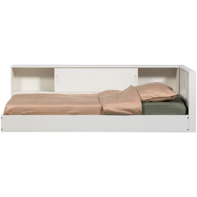 Woood Carter hoekbed links/rechts grenen wit [fsc]