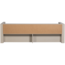 Woood Carter bedbank grenen dust [fsc]