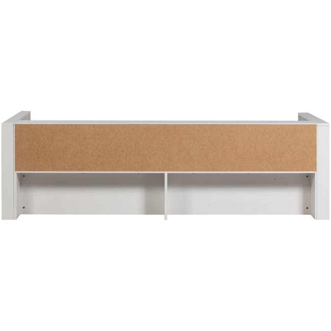 Woood Carter bedbank grenen wit [fsc]