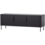 Woood Gunnar tv meubel 154 cm grenen matzwart [fsc]