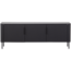 Woood Gunnar tv meubel 154 cm grenen matzwart [fsc]