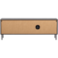 Woood Gunnar tv meubel 154 cm grenen matzwart [fsc]