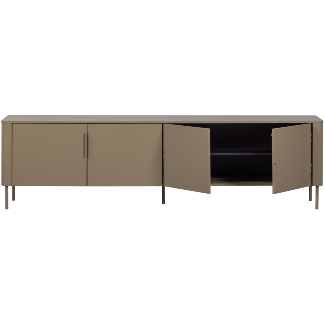 Woood Gunnar tv meubel 200 cm grenen mud [fsc]