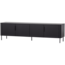 Woood Gunnar tv meubel 200 cm grenen matzwart [fsc]