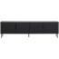 Woood Gunnar tv meubel 200 cm grenen matzwart [fsc]
