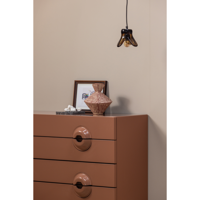 Woood Elle hanglamp klein glas bruin