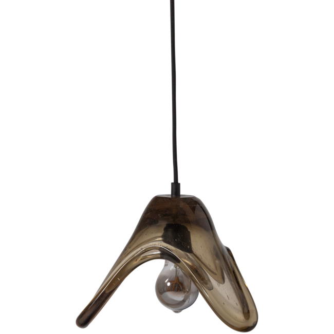 Woood Elle hanglamp groot glas groen