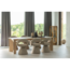 Woood Kella 1-deurs kast mango hout naturel