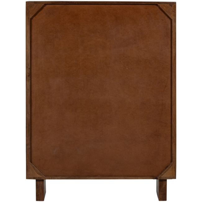 Woood Kella 2-deurs kast mango hout bruin