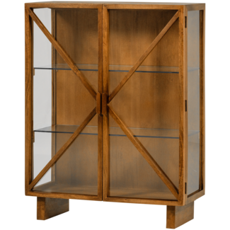Woood Kella 2-deurs kast mango hout naturel
