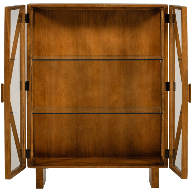 Woood Kella 2-deurs kast mango hout naturel