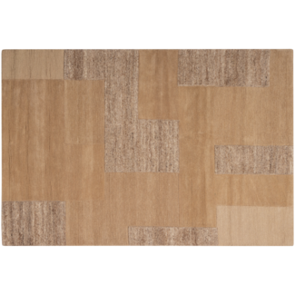 Woood Noven handgeweven vloerkleed wol/katoen zand 170x240cm