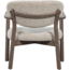 Woood Udar fauteuil met houten frame donkerbruin