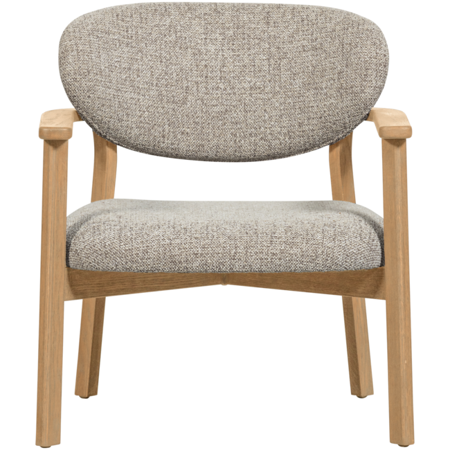 Woood Udar fauteuil met houten frame naturel