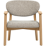 Woood Udar fauteuil met houten frame naturel