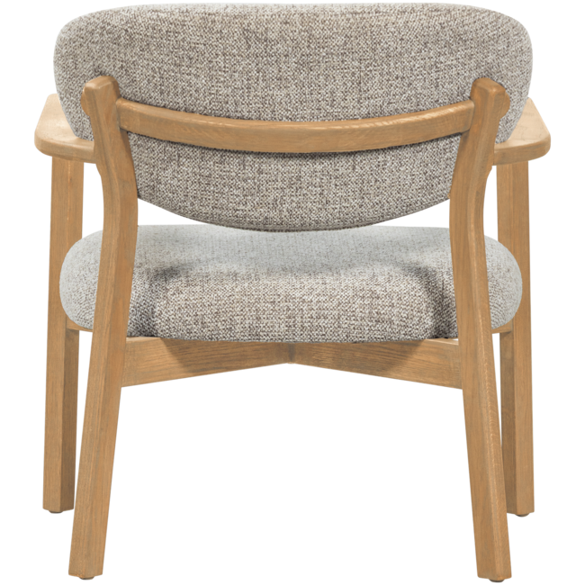 Woood Udar fauteuil met houten frame naturel