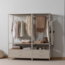 Woood Ferris open kledingkast 70 cm metaal zand