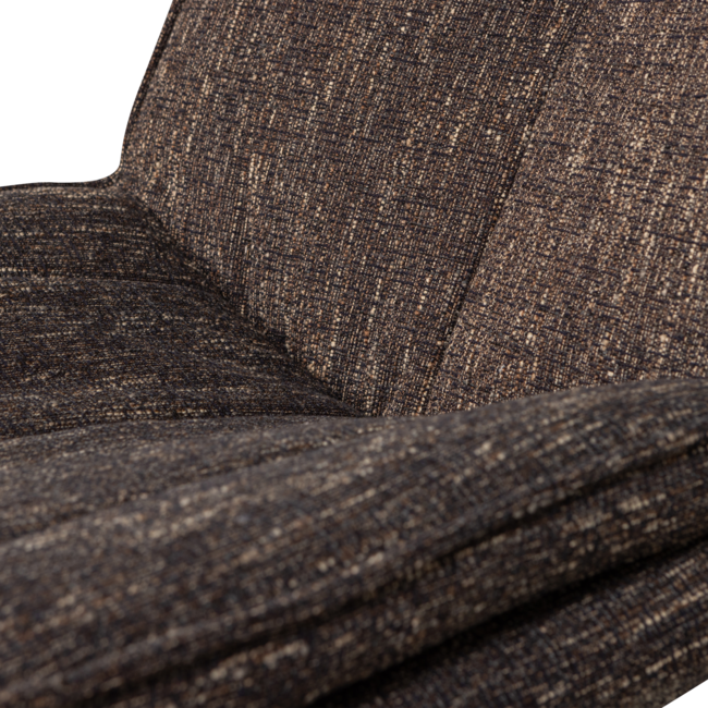 Woood Milaro draaifauteuil bruin melange