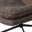 Woood Milaro draaifauteuil bruin melange