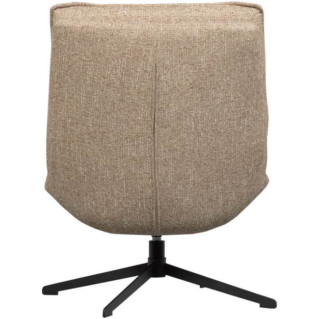 Woood Milaro draaifauteuil naturel melange