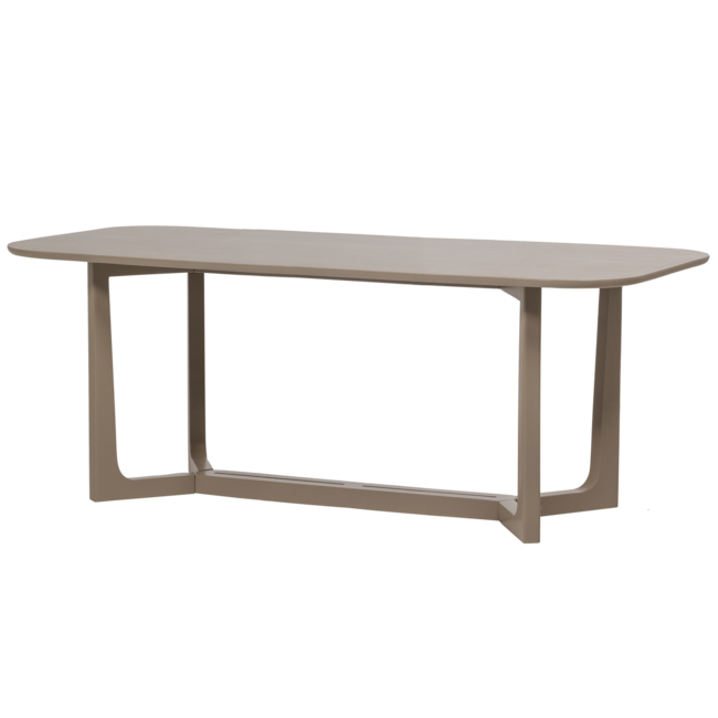 Woood Ferion Eettafel Mango Hout Mud 180x90cm