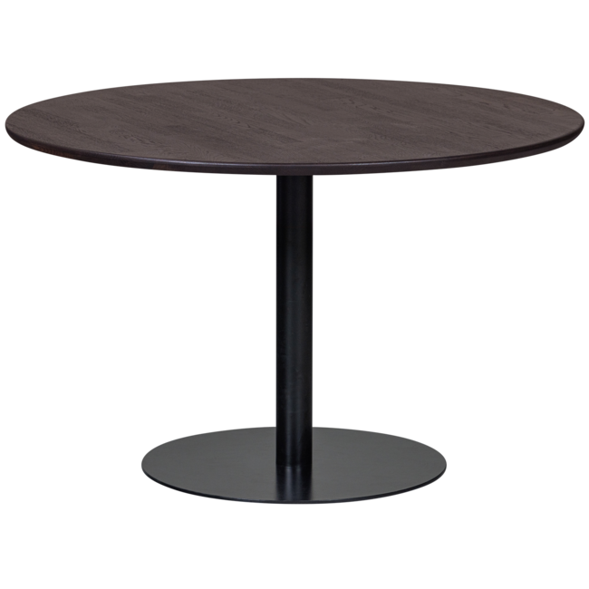 Woood Tablo eettafel rond vingerlas Ø120cm mystic brown [fsc]