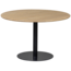 Woood Tablo eettafel rond vingerlas 120cm transparant [fsc]