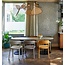 Woood Tablo eettafel ovaal vingerlas 220x90cm pebble grey/zwart [fsc]