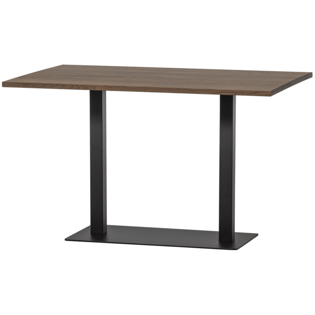 Woood Tablo eettafel recht vingerlas 120x80cm cashmere brown [fsc]