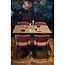 Woood Tablo eettafel recht vingerlas 120x80cm cashmere brown [fsc]