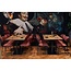 Woood Tablo eettafel recht vingerlas 120x80cm cashmere brown [fsc]