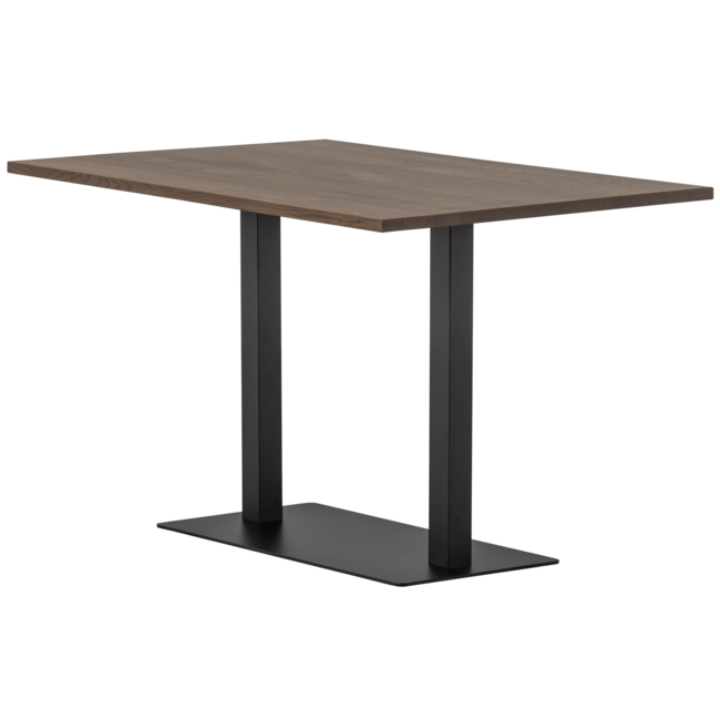 Woood Tablo eettafel recht vingerlas 120x80cm cashmere brown [fsc]