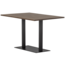 Woood Tablo eettafel recht vingerlas 120x80cm cashmere brown [fsc]