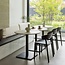 Woood Tablo bistro tafel tussenstuk vingerlas 80x68cm dakargrau [fsc]