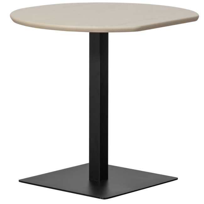 Woood Tablo bistro tafel eindstuk vingerlas 80x74cm dakargrau [fsc]